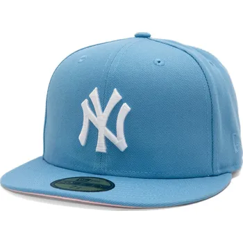 Kšiltovka Kšiltovka New Era - MLB 1999 WS 59FIFTY - NY Yankees - Sky Blue / Pink UV velikosti fitted caps 7 3/8 (58.7 cm)
