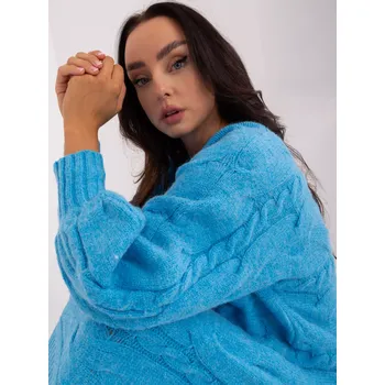 Dámský svetr Jumper AT SW 2367.76P modrý jedna velikost