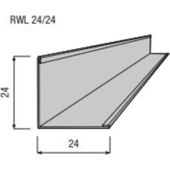 Stavební profil KNAUF CEILING SOLUTIONS Ventatec Profil obvodový L 24x24x3000 mm