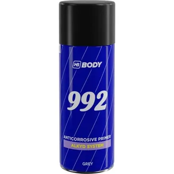 Barva ve spreji HB BODY 992 1k antikorozní základ ve spreji černý 400 ml