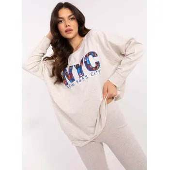 Dámská halenka Sada EM KMPL 830.22 světle béžová jedna velikost