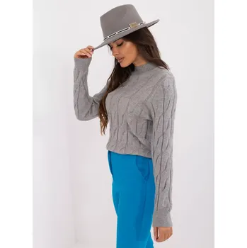 Dámský svetr Jumper AT SW 2235.00P šedá jedna velikost