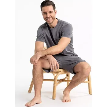 Pánské oblečení Pánské bavlněné pyžamo Samuel šedé XXL