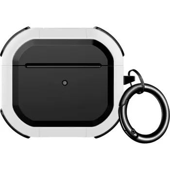 Pouzdro na mobilní telefon Odolný obal se zesílenými rohy pro AirPods 4 - bílý