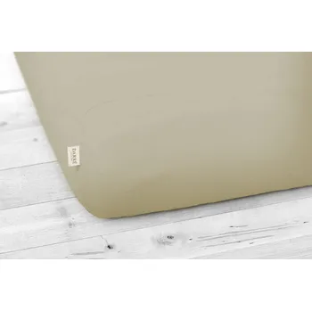 Prostěradlo DARRÉ Jersey prostěradlo - 2.jakost -120x200x20 -tmavě smetanové Velikost: 120 x 200