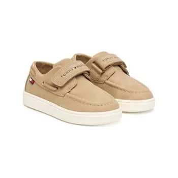 Pánské polobotky Polobotky Tommy Hilfiger Low Cut Velcro T1B4-34340-0315 M Béžová 20