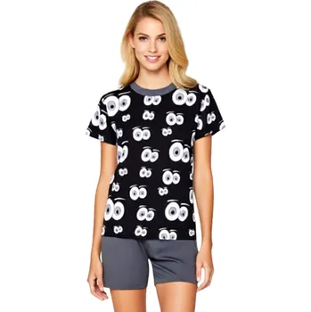 Dámské pyžamo FOLTÝN Dámské Pyžamo Krátké DPK83 Velikost: 3XL