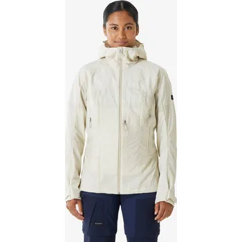 Dámská bunda SIMOND Dámská softshellová bunda na trek větruodolná MT900 XS BÉŽOVÁ