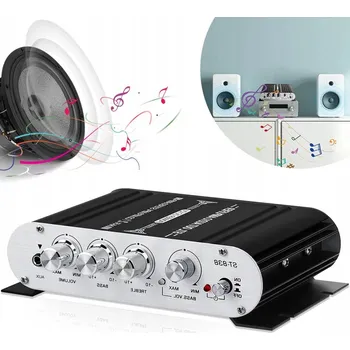 Hi-Fi Zesilovač Wzmacniacz Hi-Fi 2.1 ST-838 z RCA/AUX 20W×2 + 45W max 200W Subwoofer