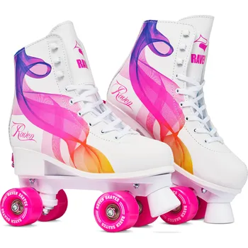 Sport RAVEN Nastavitelné kolečkové brusle Raven Serena 39/42 BÍLÁ|ORANŽOVÁ|RŮŽOVÁ
