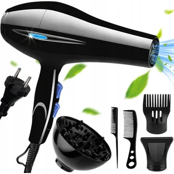 Fén Profesionální Suszarka Do Włosów 3 Nástavce Rychlé Sušení Ergonomický