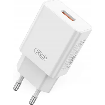 XO síťová nabíječka L127 USB 18W QC BÍLÁ