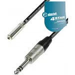 Kabel jack 3,5 mm – jack 6,3 mm Adam Hall K4BYV0300 3 m