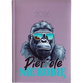 Kalendář Knižní kalendář 2026 A5 FunnyCase fialový