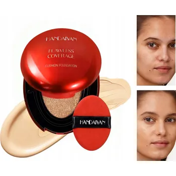 Make-up Tekutý Podkladová Báze s Houbičkou na obličej, krémový cushion, dlouhotrvající, krycí, efekt "glass skin" 04