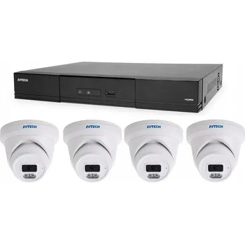 Kamerový set 1x NVR AVH2109AX a 4x 5MPX IP Dome kamera DGM5206SVAT + 4x K