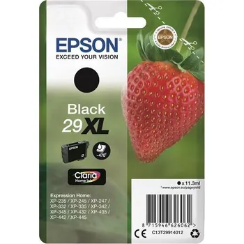 EPSON ink čer Singlepack "Jahoda" Black 29XL Claria Home Ink