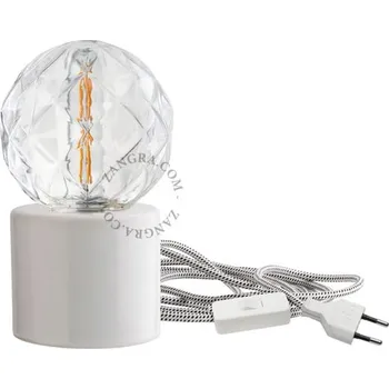 Lampička Porcelánová lampa 014 bila - Zangra