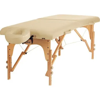 Masáž Taoline skládací dřevěné lehátko RELAX, 70 x 185 cm, béžová