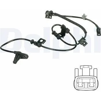 Brzdový systém Snímač, počet otáček kol DELPHI SS20615