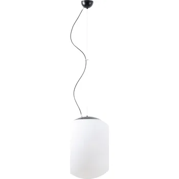 OSMONT ADR45376 ADRIA L4 závěsné skleněné svítidlo černá / bílá IP40 40W E27 HF