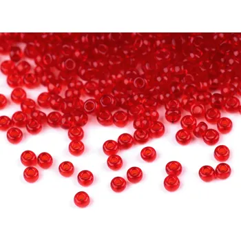 Korálek Rokajl Preciosa 11/0 - 2 mm Balení: 20 g, Varianta: 90070 červená tmavá - 8596475231275