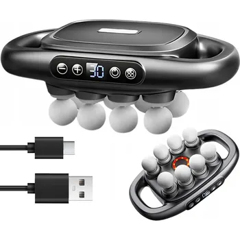 Masážní přístroj MASÁŽNÍ PŘÍSTROJ MASÁŽNÍ PŘÍSTROJ NA HLUBOKÉ TKÁNĚ S 30 RYCHLOSTMI PRO ZÁDA, KRK A NOHY