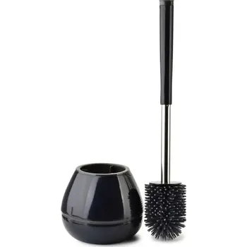 WC štětka WC kartáč EDA SILICONE černý 14x42cm TPR