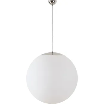 OSMONT ADR53077 ADRIA S5 závěsné skleněné svítidlo nerez leštěná / bílá IP40 3x60W E27