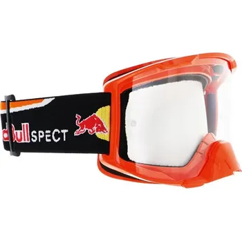 Helma na motorku Motokrosové brýle Red Bull Strive 015 oranžové s čirým sklem - uni