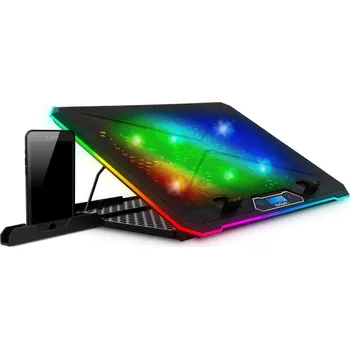 EVOLVEO Ania 9RGB, chladící podložka pod notebook
