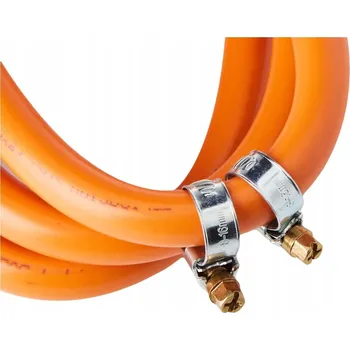 Plynová hadice Plynová Hadice Reduktoru Propan Butan Láhve 2 Svorky 9mm Kemping Gril