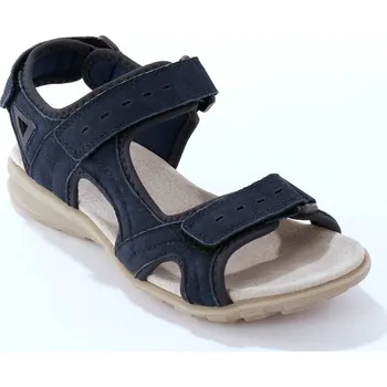 Dámské sandále Kožené sportovní sandály na suché zipy nám.modrá 36