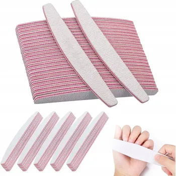 50x PILNÍK PŮLMĚSÍC OBOUSTRANNÝ 100/180 PRO TVAROVÁNÍ BROUŠENÍ ODSTRAŇOVÁNÍ