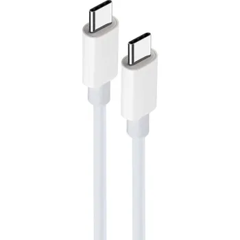 Datový kabel Kabel Maxlife USB typ C - USB typ C 1 m bílý