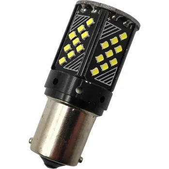 Autožárovka LED auto CANBUS žárovka BA15S bílá 21SMD, P21W, 2 ks