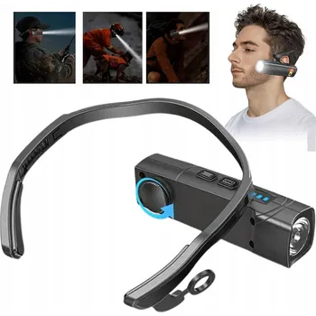 IP kamera CZOŁÓWKA LED Z REGULOWANYM ÚCHYTEM A SENZOREM PRO BĚHÁNÍ A KEMPOVÁNÍ