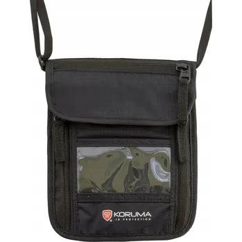 Peněženka Cestovní pouzdro na doklady, kapsa na krk s RFID ochranou proti krádeži KORUMA