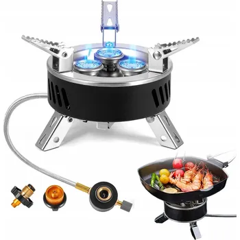 Turistický vařič KEMPINGOVÝ VAŘIČ 8000W NA BUTAN - RYCHLÉ A SNADNÉ VAŘENÍ