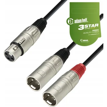 Audio kabel XLR - XLR kabel Adam Hall K3YFMM0600 6 m