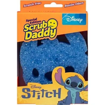 Houbička SCRUB DADDY Houbička na mytí nádobí DISNEY STITCH modrá