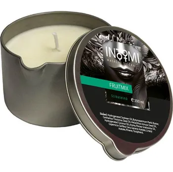 Masážní přípravek Eureko Masážní svíčka slíbatelná INTIMI Fruit Mix, 200 ml