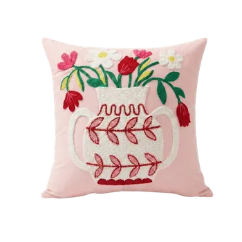 Povlak na polštářek Povlak na polštář VASELLA 45x45 cm, růžový