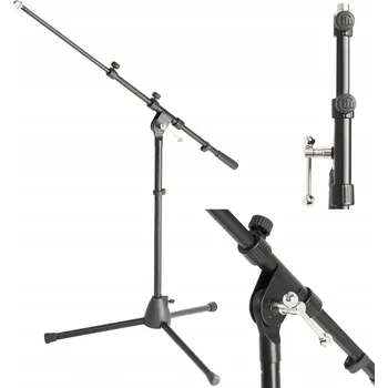 Mikrofon Podlahový stativ s ramenem pro mikrofon Adam Hall Stands S 9 B
