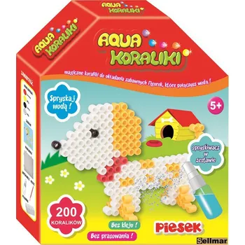 Dětské navlékací korálky Vodní korálky - pejsek