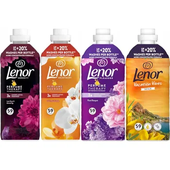 Aviváž Sada aviváží Lenor – mix vůní, na 236 praní, 4 x 1,25 l