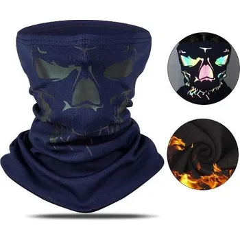 Kukla WEST BIKING Reflexní kukla z fleece MODRÁ