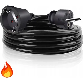 Napájecí kabel Prodlužovací Kabel 20M 3×0.75mm2 230V Stavební Zahradní Domácí Prodlužka