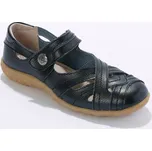 Kožené polobotky černá 39