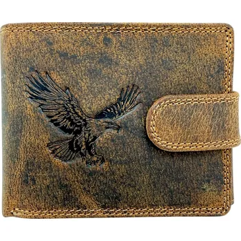 Peněženka Kožené peněženky s motivem - Orla Barva: Hnědá